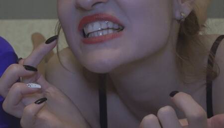 sharp teeth and rubber
