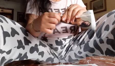 TEARING AND RIPPING MAGAZINES