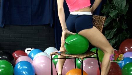 Amber n Rivka 50 Balloon Sit to Pop S2P  CAM 2 HD (1920x1080)