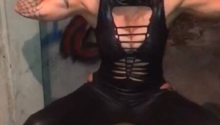 Sadistic and Bad mistress punches a man to Punish him femdom belly punching Full Hd