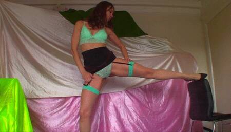 Green Lingerie Ballbust