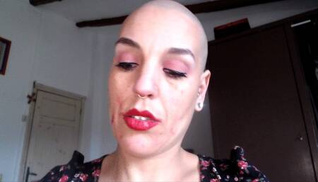lipstick - put on and take off - put on and take off - repeat