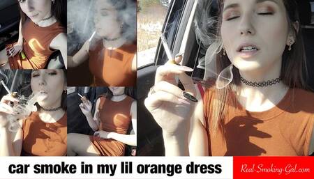 Car Smoke in My Lil Orange Dress