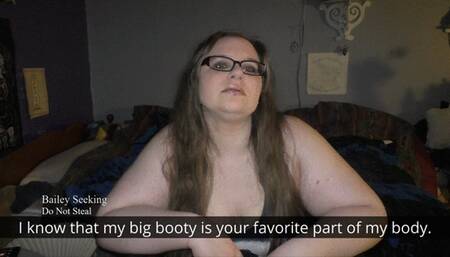 Big Booty in Black Leggings Worship