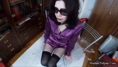 Preparing Madam For Toilet Things