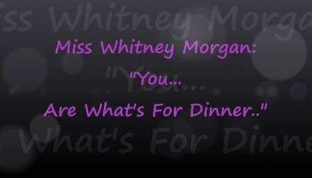Miss Whitney Morgan: You Are What's Good For Dinner