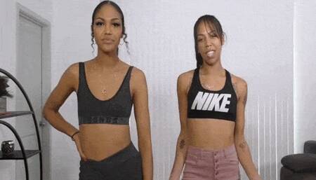 Honey & Divina demolish your nuts WMV