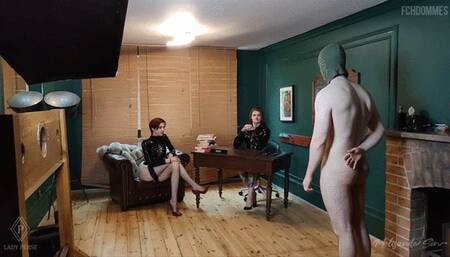 Caning punishment for bad employee by 2 cruel bosses