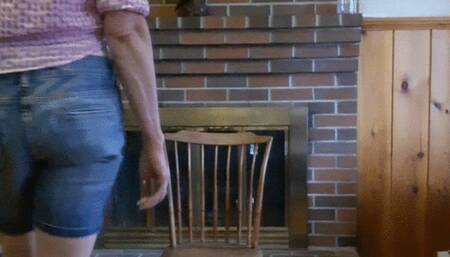 PLAYFUL CROSSING LEGS