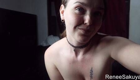 Lactating and masturbating with the milk 720p