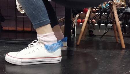 Two pairs of socks and sweaty feet