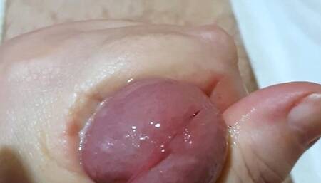 Handjob on bound and gagged man in white football kit