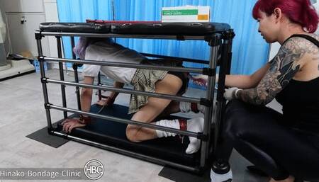 Simultaneous 3 Hole T0rture to the Crossdresser in the Cage