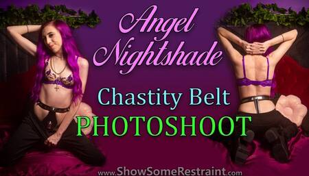 Angel Nightshade Chastity Belt Photoshoot (video and photos)