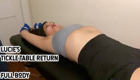 LUCIE’s TICKLE TABLE RETURN - FULL BODY