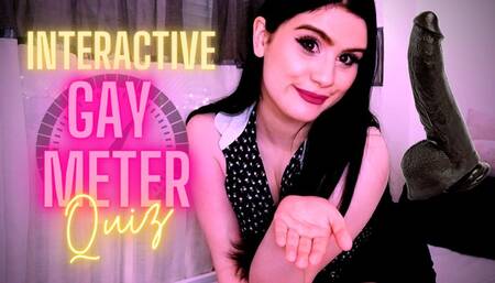 Interactive Gay Meter Quiz