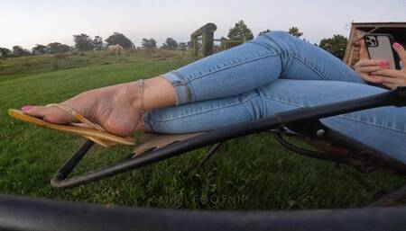 Flip Flop Dangle, Heel Slap, Shoe Drop on the Ranch