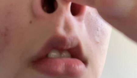 Aurora Flaunts Her Piggy Nose