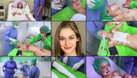 Tiffany Heart Surgery, Intubation, Internal Defib, Doppler  (in HD 1920X1080)