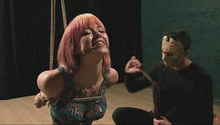 Boltushka goes further - Her first bondage dive (HD 720p MP4)