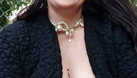 Miss Purrrfect smoking in hot pink short leather gloves!