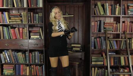 Pretty School Girl Bex Strips While Playing With Her Sexy Leather Gloves