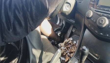 Honda Messy Drive In Office Heels 2 WMV