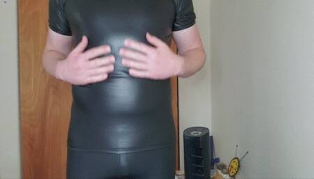 ASMR Full Body Leather Scratching and Rubbing