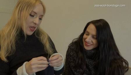 NAOMI & PAULA: CUFFED IN LAYERED SWEATERS