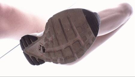 Imaginary trampling by the girl in a red swimsuit and Nike sneakers, fc213x 1080p