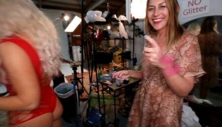 Kegel Ball Party & Lesbian Threesome – Ashley Charms, Sinthia Bee and Lora Cross