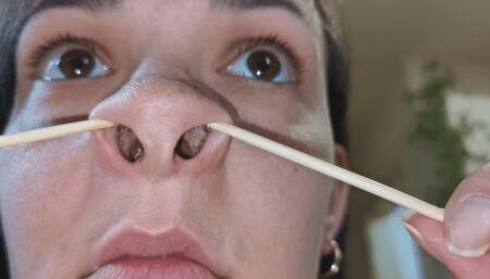 big hairy nose