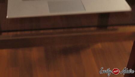 Fan is too nervous to hold the camera while fucking my tight ass - Emily Adaire TS