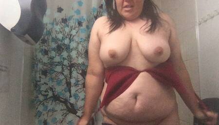 menstruating in the shower