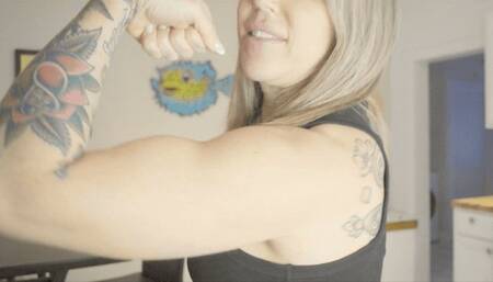 Your workout is jerking off to my Biceps