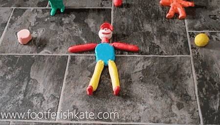 Clayman trample with my heels sandals