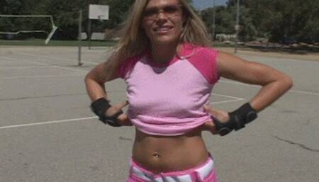 Rollerblading Kelly Becomes My Girlfriend For The Day And Sucks Me Off! ( mp4 )