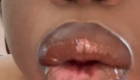 POV Natural Big Lips Being A Tease