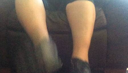 stomp on little man with giant feet