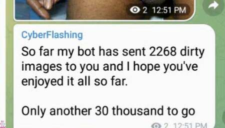 Cyberflashing In Action