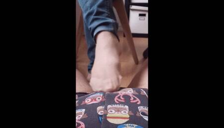 cum in boxers and sniff