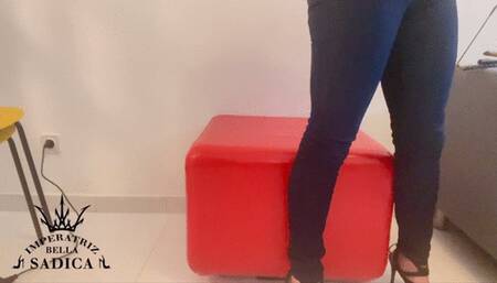 Light spanking for naughty bitch