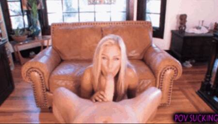 348 - Juicy Blonde Looks so Good Sucking Great Dick (WMV SD)