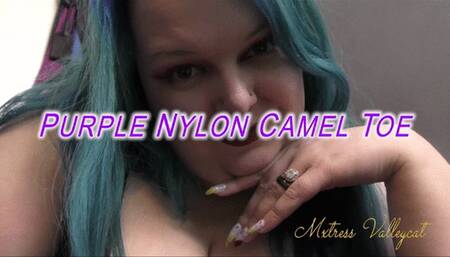 Purple Nylon Camel Toe (HD)