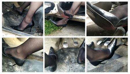 Sexy girl brutally revs Fiat with tuned engine 350 hp