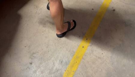 Penny in Beachwear Pumping the Cameraman