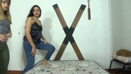 FART DISPUTE BETWEEN FRIENDS PART 1 BY SCARLET WHITE AND NATASHA CRUEL (CAMERA BY RENAN) FULL HD