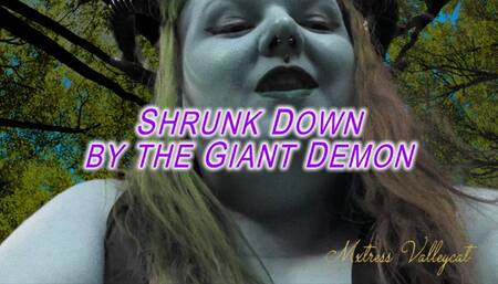 Shrunk Down by the Giant Demon