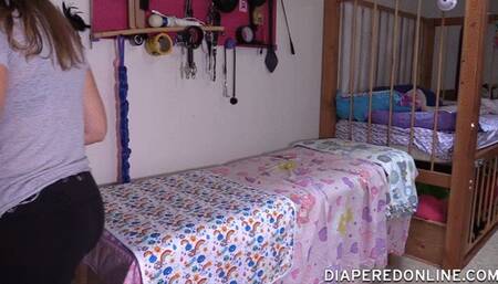 Alisha: Masturbation During Diapering