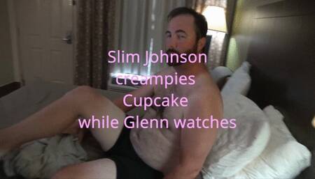 Slim Johnson creampies Cupcake while Glen watches (1080P)